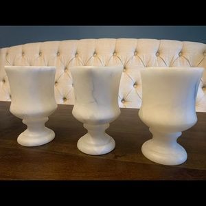 Restoration Hardware | Stone Candle Holders